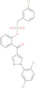 2-{[1-(2,5-Dichlorophenyl)-1H-pyrazol-4-yl]carbonyl}phenyl (3-chlorophenyl)methanesulfonate