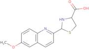 (4R)-2-(6-Methoxyquinolin-2-yl)-1,3-thiazolidine-4-carboxylic acid