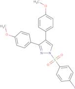 4-[1-[(4-Iodophenyl)sulfonyl]-3-(4-methoxyphenyl)-1H-pyrazol-4-yl]phenyl methyl ether