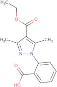 2-[4-(Ethoxycarbonyl)-3,5-dimethyl-1H-pyrazol-1-yl]benzenecarboxylic acid