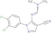 (E)-N'-[4-Cyano-1-(3,4-dichlorophenyl)-1H-pyrazol-5-yl]-N,N-dimethylmethanimidamide