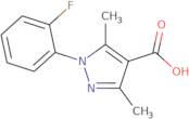 1-(2-Fluorophenyl)-3,5-dimethyl-1H-pyrazole-4-carboxylic acid