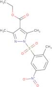 Ethyl 3,5-dimethyl-1-[(2-methyl-5-nitrophenyl)sulfonyl]-1H-pyrazole-4-carboxylate