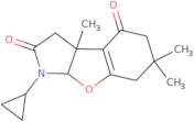 (3aS)-1-Cyclopropyl-3a,6,6-trimethyl-3a,6,7,8a-tetrahydro-1H-[1]benzofuro[2,3-b]pyrrole-2,4(3H,5H)…