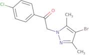 2-(4-Bromo-3,5-dimethyl-1H-pyrazol-1-yl)-1-(4-chlorophenyl)-1-ethanone