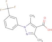 3,5-Dimethyl-1-[3-(trifluoromethyl)phenyl]-1H-pyrazole-4-carboxylic acid