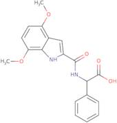 (2S)-2-[(4,7-Dimethoxy-1H-indol-2-yl)formamido]-2-phenylacetic acid