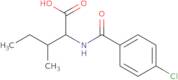 (2S,3S)-2-[(4-Chlorobenzoyl)amino]-3-methylpentanoic acid