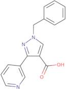 1-Benzyl-3-(pyridin-3-yl)-1H-pyrazole-4-carboxylic acid