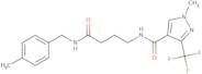 1-Methyl-N-{4-[(4-methylbenzyl)amino]-4-oxobutyl}-3-(trifluoromethyl)-1H-pyrazole-4-carboxamide