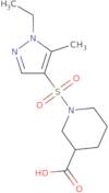 1-[(1-Ethyl-5-methyl-1H-pyrazol-4-yl)sulfonyl]piperidine-3-carboxylic acid