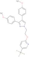 2-{2-[3,4-Bis(4-methoxyphenyl)-1H-pyrazol-1-yl]ethoxy}-5-(trifluoromethyl)pyridine