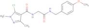 5-Chloro-N-{2-[(4-methoxybenzyl)amino]-2-oxoethyl}-1,3-dimethyl-1H-pyrazole-4-carboxamide