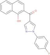 [1-(4-Fluorophenyl)-1H-pyrazol-4-yl](1-hydroxy-2-naphthyl)methanone