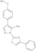 4-(4-Methoxyphenyl)-1-(4-phenyl-1,3-thiazol-2-yl)-1H-pyrazol-5-amine