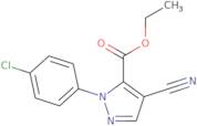 Ethyl 1-(4-chlorophenyl)-4-cyano-1H-pyrazole-5-carboxylate