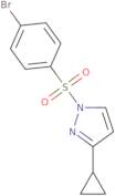 1-(4-Bromobenzenesulfonyl)-3-cyclopropyl-1H-pyrazole