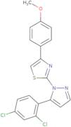 2-[5-(2,4-Dichlorophenyl)-1H-pyrazol-1-yl]-4-(4-methoxyphenyl)-1,3-thiazole