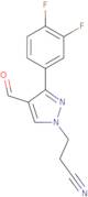 3-[3-(3,4-Difluorophenyl)-4-formyl-1H-pyrazol-1-yl]propanenitrile