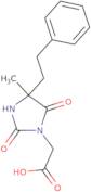 2-[4-Methyl-2,5-dioxo-4-(2-phenylethyl)imidazolidin-1-yl]acetic acid