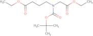 ethyl 4-tert-butoxycarbonyl)(2-ethoxy-2-oxoethyl)amino)butanoate