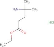Ethyl 4-amino-4-methylpentanoate hydrochloride