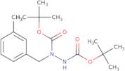 Di-tert-butyl 1-(3-methylbenzyl)hydrazine-1,2-dicarboxylate