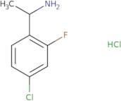 1-(4-Chloro-2-fluorophenyl)ethan-1-amine hydrochloride