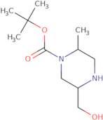 tert-Butyl (2S,5R)-5-(hydroxymethyl)-2-methylpiperazine-1-carboxylate