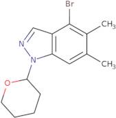 4-Bromo-5,6-dimethyl-1-(tetrahydro-2H-pyran-2-yl)-1H-indazole