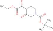 tert-Butyl 4-(2-ethoxy-2-oxoacetyl)-3-oxopiperidine-1-carboxylate