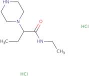 N-Ethyl-2-piperazin-1-ylbutanamide dihydrochloride