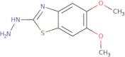 2-Hydrazino-5,6-dimethoxy-1,3-benzothiazole