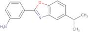 3-(5-Isopropyl-1,3-benzoxazol-2-yl)aniline