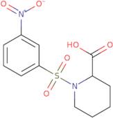 1-[(3-Nitrophenyl)sulfonyl]piperidine-2-carboxylic acid