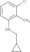 3-Chloro-N-(cyclopropylmethyl)-2-methylaniline