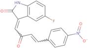 5-Fluoro-3-(4-(4-nitrophenyl)-2-oxobut-3-enylidene)indolin-2-one