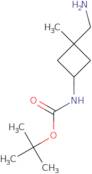 tert-Butyl N-[3-(aminomethyl)-3-methylcyclobutyl]carbamate