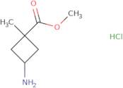 Methyl 3-amino-1-methylcyclobutane-1-carboxylate hydrochloride