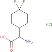 (2S)-2-Amino-2-(4,4-difluorocyclohexyl)acetic acid hydrochloride