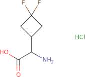 2-Amino-2-(3,3-difluorocyclobutyl)acetic acid hydrochloride