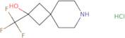 2-(Trifluoromethyl)-7-azaspiro[3.5]nonan-2-ol,hydrochloride