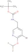 tert-Butyl (5-bromo-6-(difluoromethoxy)pyridin-3-yl)methylcarbamate