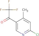 1-(6-Chloro-4-methylpyridin-3-yl)-2,2,2-trifluoroethanone