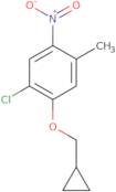 1-Chloro-2-(cyclopropylmethoxy)-4-methyl-5-nitro-benzene