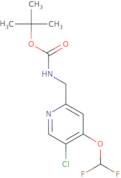 tert-Butyl (5-chloro-4-(difluoromethoxy)pyridin-2-yl)methylcarbamate