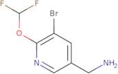 (5-Bromo-6-(difluoromethoxy)pyridin-3-yl)methanamine