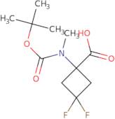 1-{[(tert-Butoxy)carbonyl](methyl)amino}-3,3-difluorocyclobutane-1-carboxylic acid