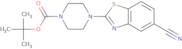 tert-Butyl 4-(5-cyanobenzo[D]thiazol-2-yl)piperazine-1-carboxylate