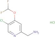 (5-Chloro-4-(difluoromethoxy)pyridin-2-yl)methanamine hydrochloride